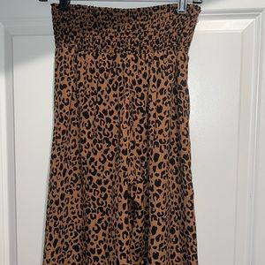 Flowy leopard pants